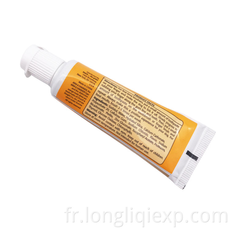 Dentifrices enzymatiques de soins cliniques de dentifrice d'animal familier de santé de gomme pour le chien 0.84OZ